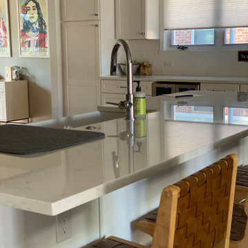 Family friendly kitchen and living space