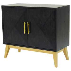 Ashley Furniture Majaci Accent Cabinet Brown Gold Midcentury Leonardo Cabinet 2 Doors
