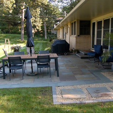 Natural stone patios & walls