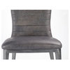 Shelton Dining Chair Nimbus Black Leather, Set of 2