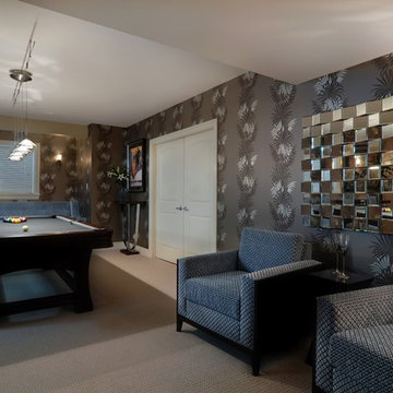 Art Deco Billiards Room