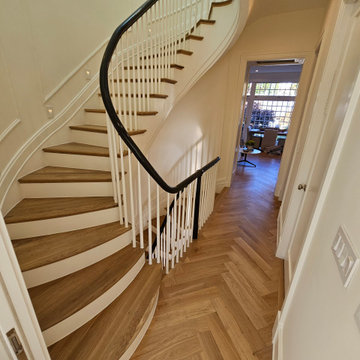 Project #131 | Three-Story Elliptical Staircase in Historic Home
