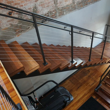Shape Fitness Cable Wire Railing Job, Worthington, Ohio