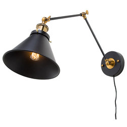 Industrial Swing Arm Wall Lamps by LNC Lighting