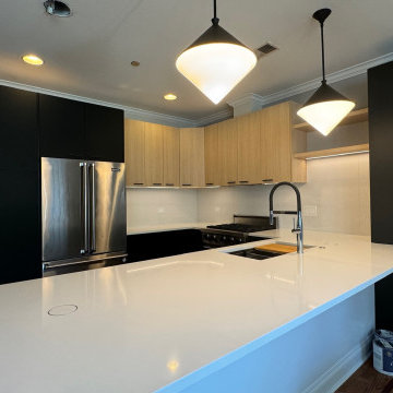 Open Concept Luxury Kitchen Island with Custom Millwork