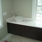 Glass Tile Border - Modern - Bathroom - Cleveland - by Architectural ...