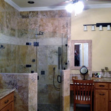 Bathroom shower downstairs