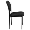 MFO Black Mesh Comfortable Stackable Steel Side Chair