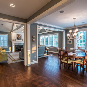Open Concept Dining, Living Room, KItchen