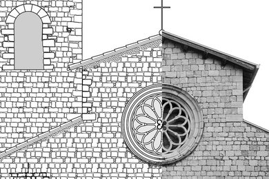 Restauro copertura Chiesa S.Maria a Fiume