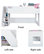 South Shore Mobby Twin Loft Bed with Trundle and Storage Unit, Pure White