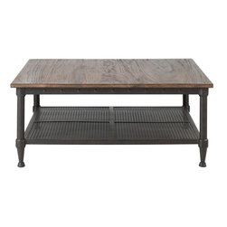 Gentry Distressed Oak Coffee Table - Coffee Tables
