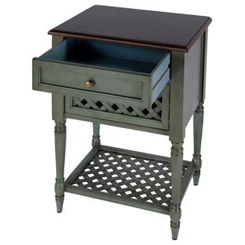 Butler Chadway Rustic Blue End Table