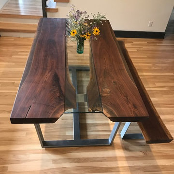 Live Edge Walnut Dining Table