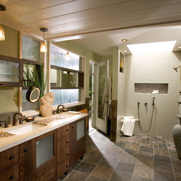 Mid Century Modern Bath