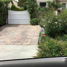 Driveway and Side Patio