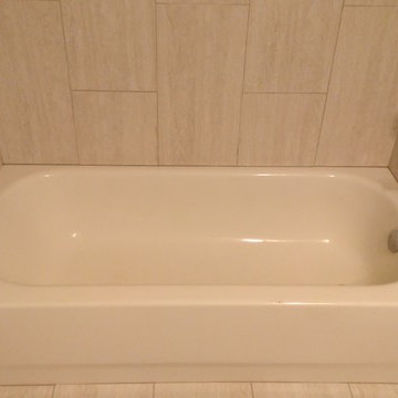 BATHROOM - 12" x 24" Vertical Offset with Glass Accent