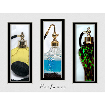Fine Art Photograph, Perfume Triptych III, Fine Art Paper Giclee