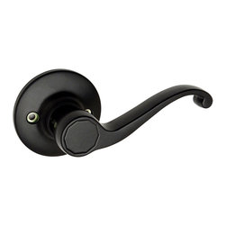 Designers Impressions - Richmond Design Matte Black Door Lever, Dummy (Inactive) - Door Levers