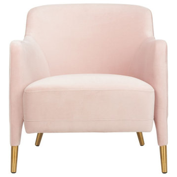 Bionda Velvet Arm Chair Light Pink