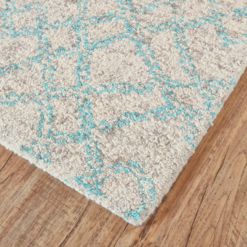 Japel Area Rug - Aqua