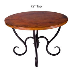 72" Milan Dining Table Round by Mathews & Co. - Products