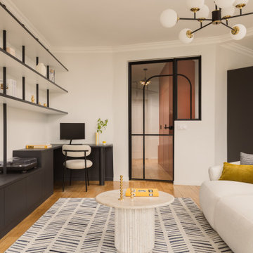 Circulations, courbes et nouvelle respiration pour ce 105m2