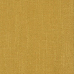 Amber Color Hudson Yarn Dyed Solid Cotton Blend Design Fabrics - Upholstery Fabric