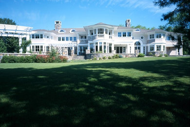 Inspiration for a timeless exterior home remodel in Boston