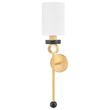 Haru 1 Light Wall Sconce Vintage Brass