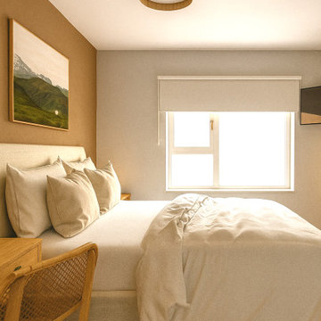 Warm Minimalist Bedroom