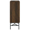 Bonilla 2-door Accent Cabinet With Glass Shelves Accent Cabinet Brown