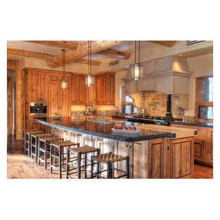 Gourmet Kitchen - Rustic - Kitchen - Denver - by IBD Design Studio