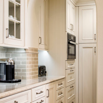 Light Beige Cabinets Butler Pantry