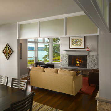 Mukilteo Bluff Contemporary Living Room