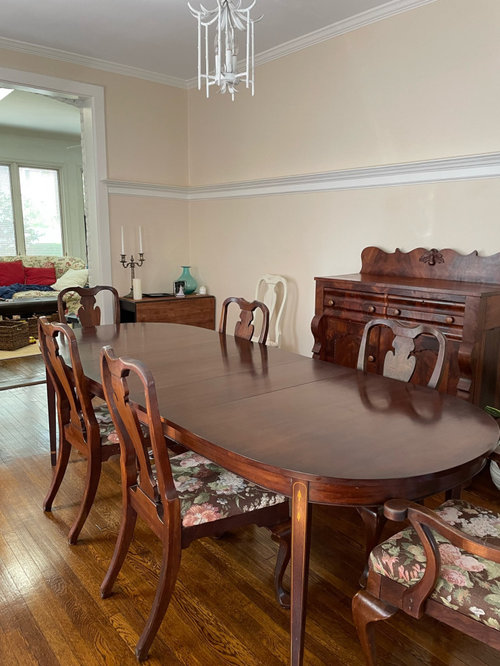 lighten up dark dining room