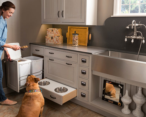 Dog Food Container Design Ideas & Remodel Pictures | Houzz - SaveEmail