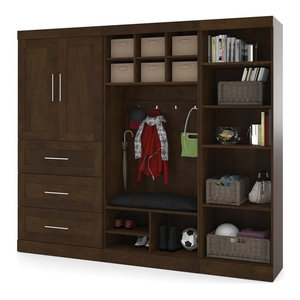Bestar Pur By Bestar 72 Storage Kit Chocolate Traditional