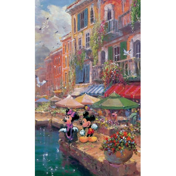 Disney Fine Art Romance On The Riviera by James Coleman