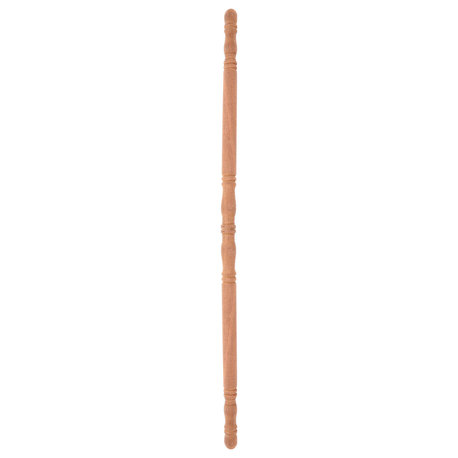 Hardwood Corner & Edge Guard 39-1/2 Inch x 1 Inch Dia. 90 Degree Notch