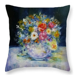 Decorative Art Throw Pillows: Celebration Floral - Decorative Pillows