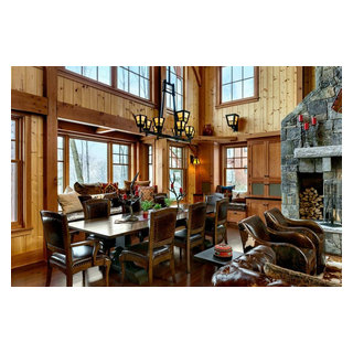 Alpine Ski Home - Rustic - Dining Room - Burlington - by Randy Trainor ...