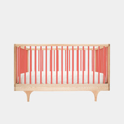 Kalon Studios Caravan Crib - Red - Toddler Beds