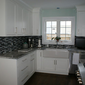White Inset Shaker Kitchen