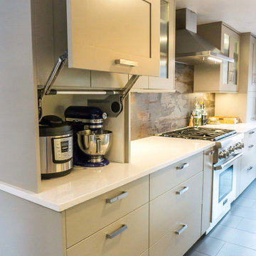 Galley style kitchen