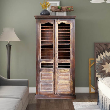 Timeless Elegance: Antique Wardrobe Armoires for Farmhouse and Coastal Interiors