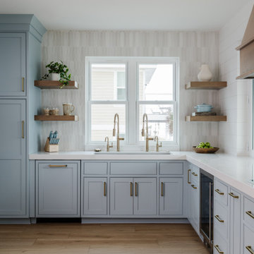 Allie Reed, Designer - Blue Oceanfront Kitchen - S Ponte Vedra Blvd