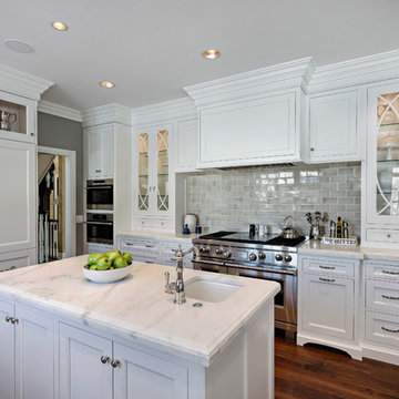 Glass Door Insets Provide A Decorative Touch