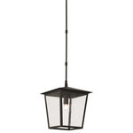 Currey and Company - Currey and Company 9500-0001 Bening - One Light Outdoor Small Hanging Lantern - The Bening Small Outdoor Lantern is one of a numbeBening One Light Out Midnight Seeded Glas *UL Approved: YES Energy Star Qualified: n/a ADA Certified: n/a  *Number of Lights: Lamp: 1-*Wattage:25w E26 Standard Base bulb(s) *Bulb Included:No *Bulb Type:E26 Standard Base *Finish Type:Midnight