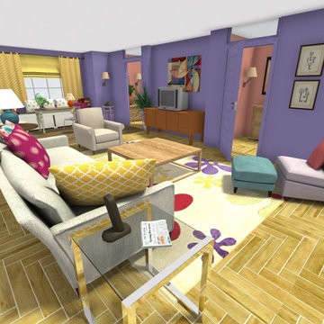 Friends TV Show Apartment Floor Plan